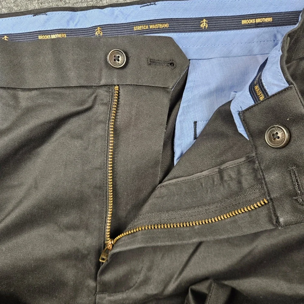 Brooks Brothers Advantage Chino Stretch Clark Fit Pants Mens 36x34 Lightweight